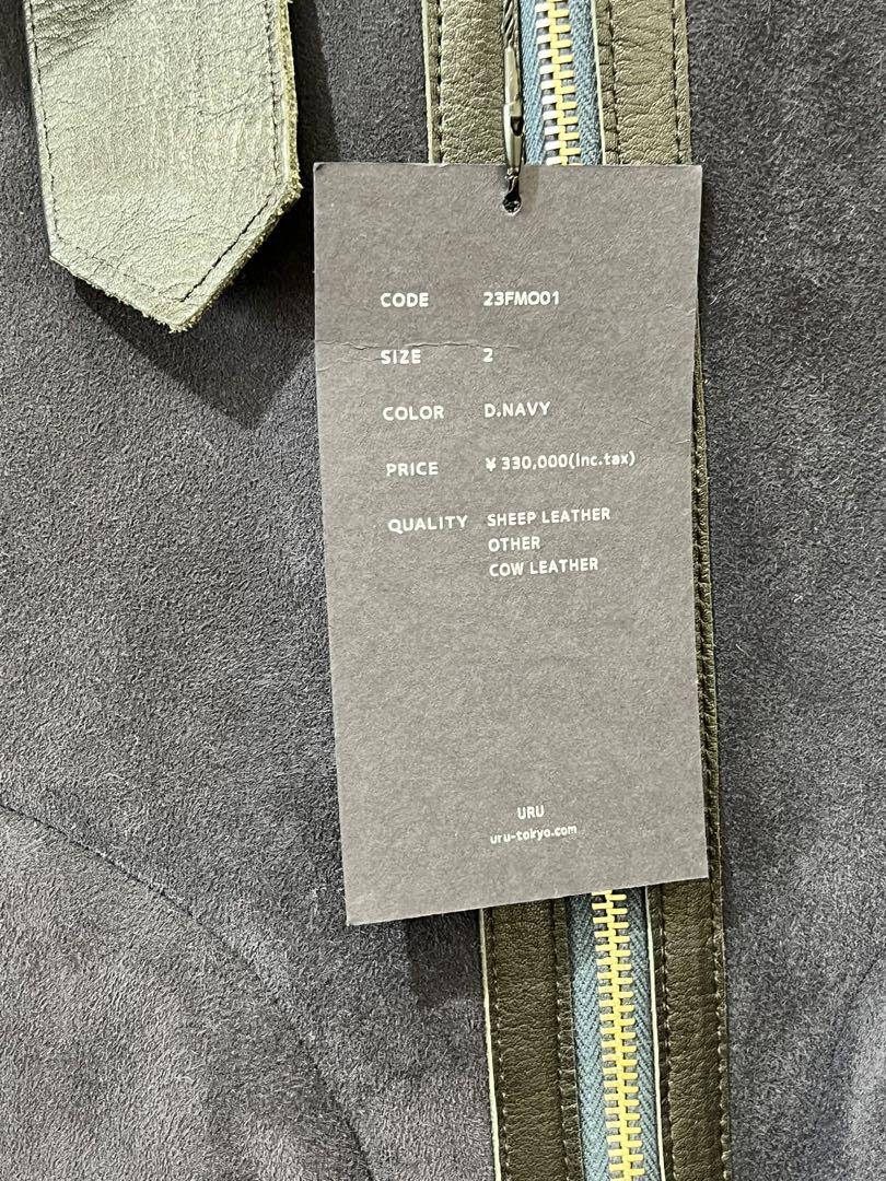 【新品 希少】URU ウル MOUTON ZIP UP BLOUSON B-3