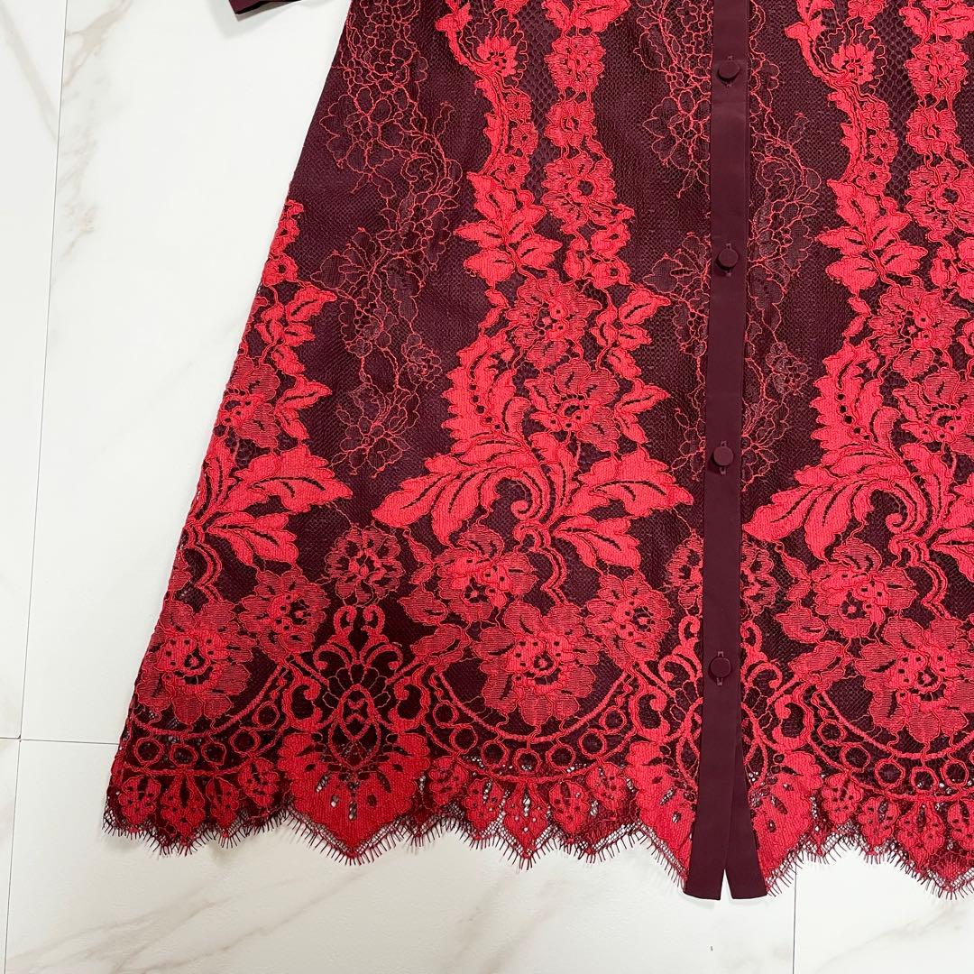 グレースコンチネンタル ダイアグラム 総レースシャツワンピース 石原さとみ着用 グレースコンチネンタル ダイアグラム 総レースシャツワンピース 石原さとみ着用