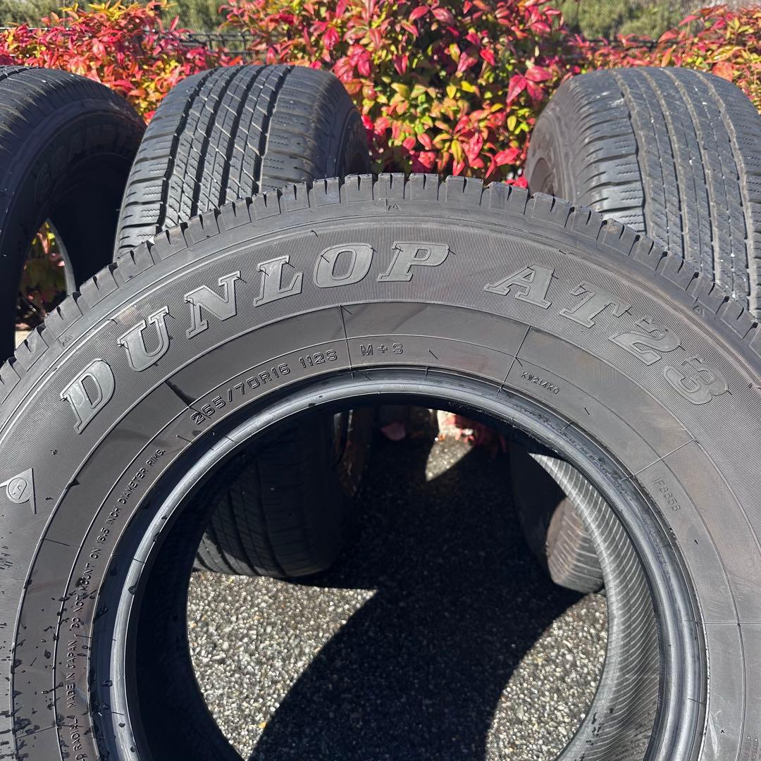 【送料込】265/70R16 DUNLOP GRANDTREK AT23 5本