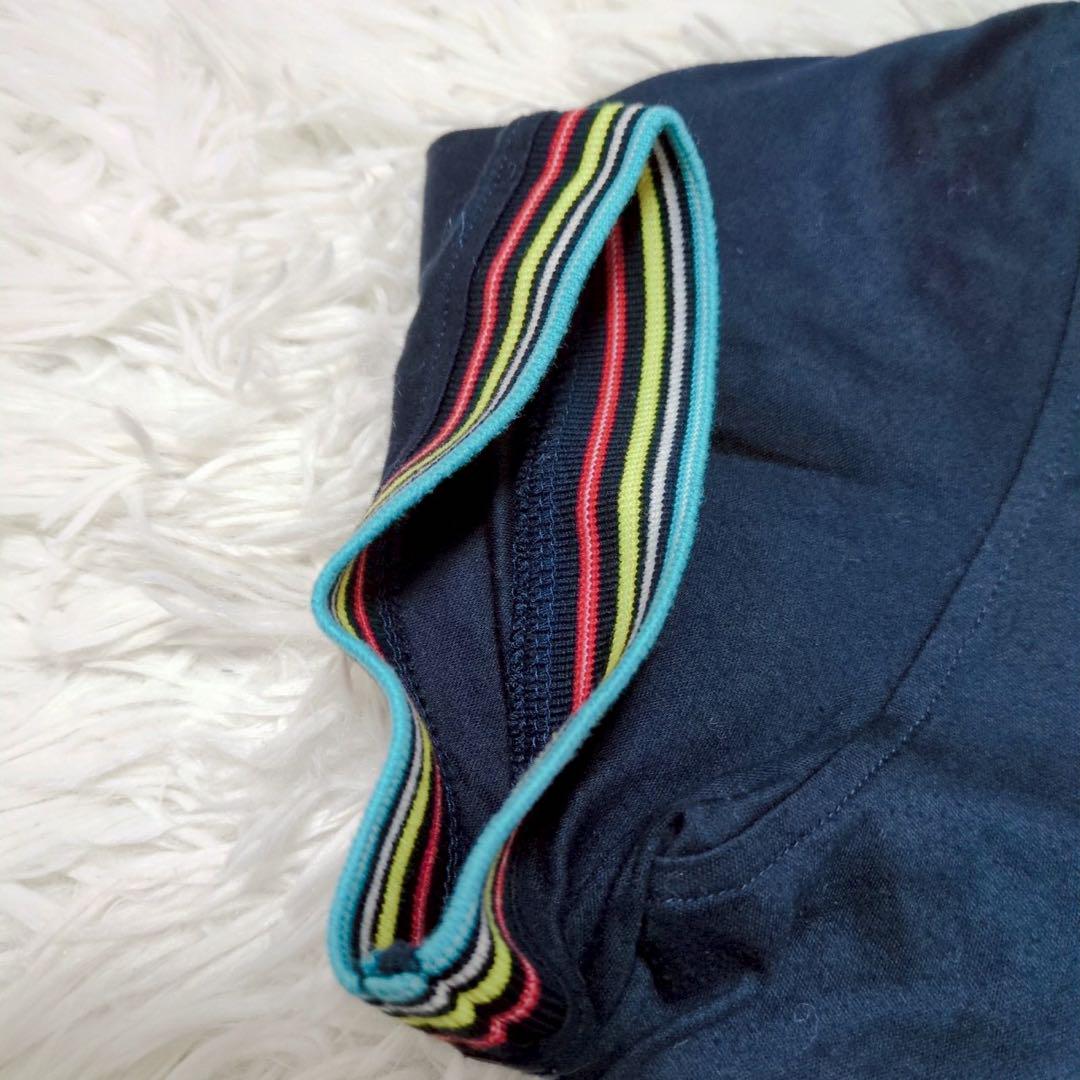 ☆極美品☆MARK&LONA スカル ビジュー ポロシャツ ネイビー L