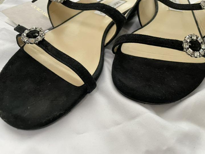 春早割 jimmy choo ビジューフラットサンダル サンダル 春早割 jimmy choo ビジューフラットサンダル サンダル