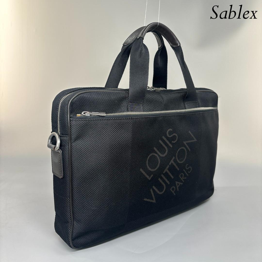 【超極美品】ルイヴィトン N58038 ダミエジェアン アソシエ ビジネスバッグ