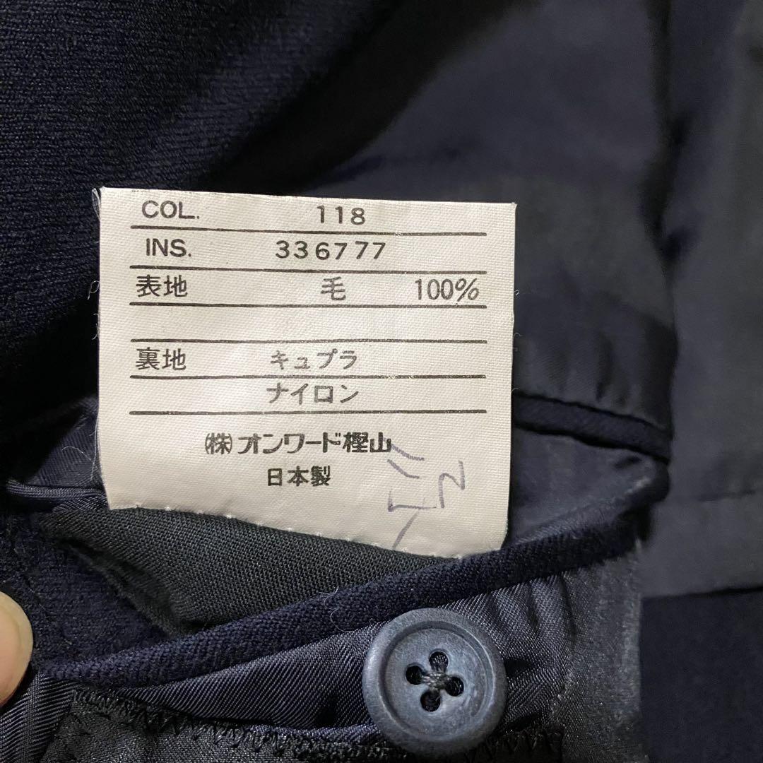 【美品】ジェイプレス　ブレザー　カシミヤ　Lessona社製　金ボタン　XL　黒