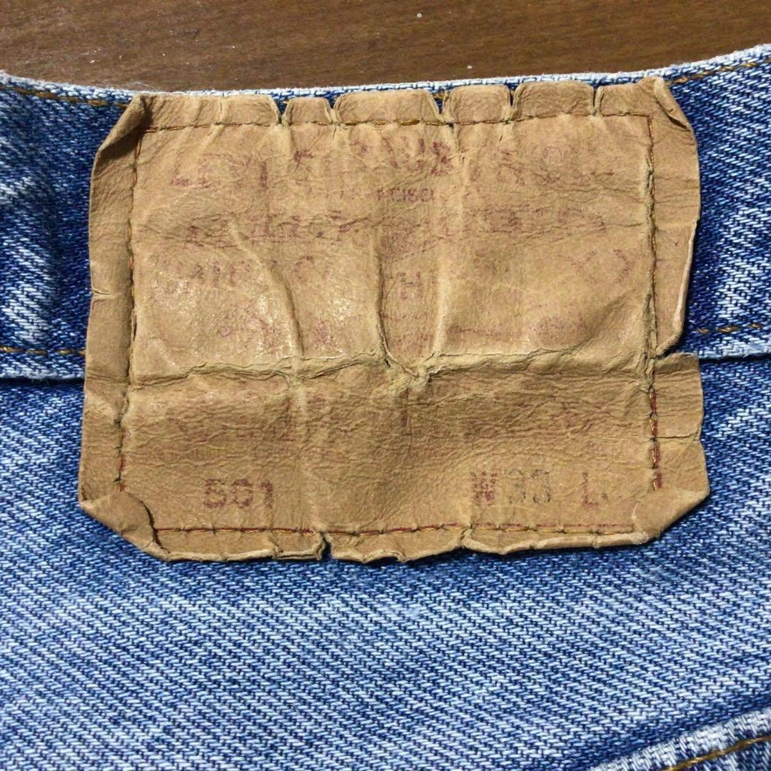 88年USA製リーバイス501 W33 股下79cm 赤文字 ナイロンフット釦