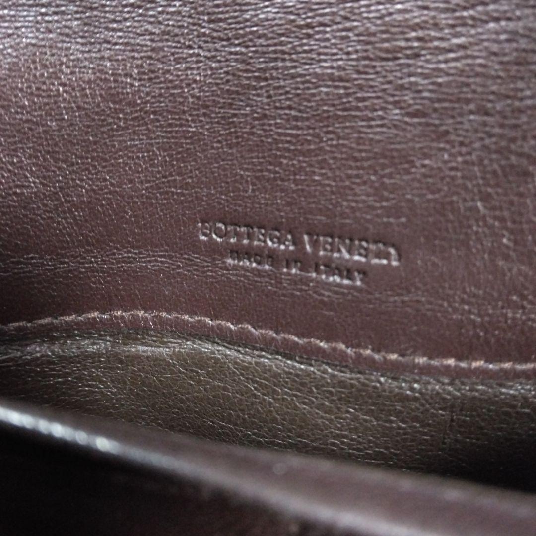 BOTTEGA VENETA ボッテガ 長財布 中古 ブラウン 茶色