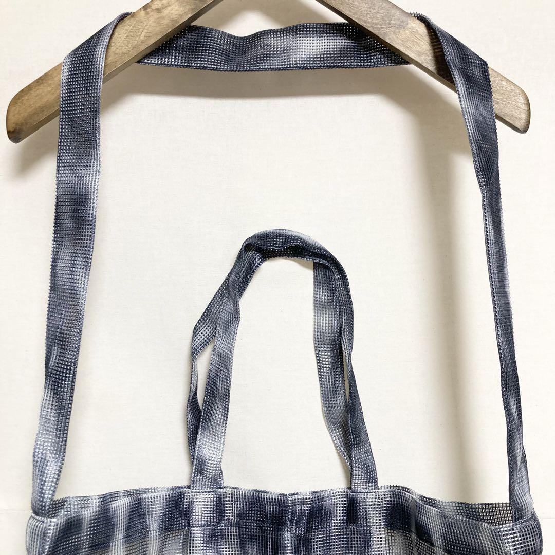 south2 west8 × Charcoal メッシュ グロッサリーバッグ