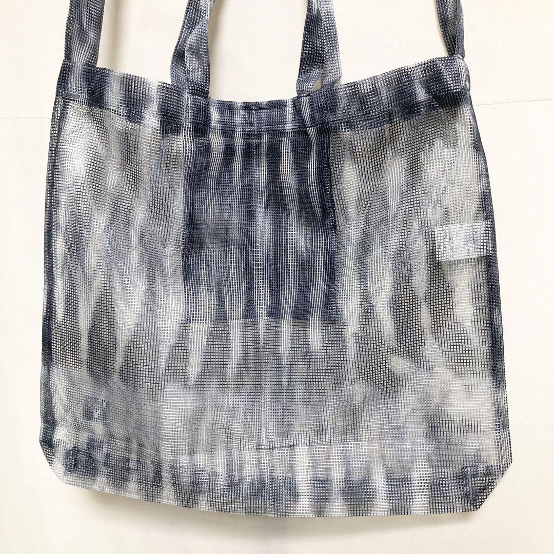 south2 west8 × Charcoal メッシュ グロッサリーバッグ