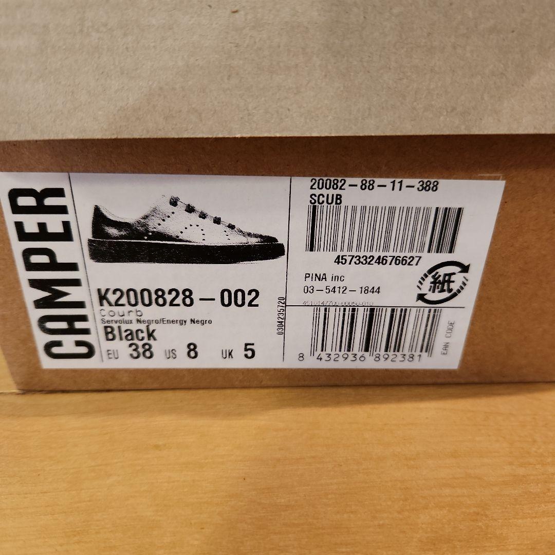 カンペール スニーカー ブラック 38