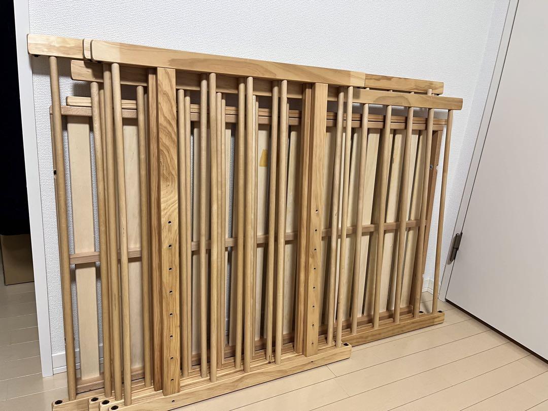 【こっちさま専用品】farskaファルスカ　ベビーベッド ナチュラル 3way