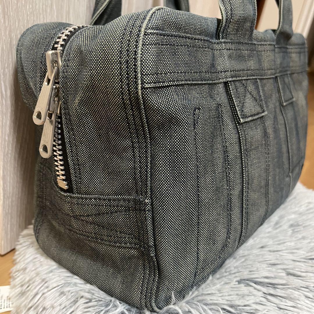 美品　PORTER ポーター　吉田カバン ミニボストンバッグ デニム
