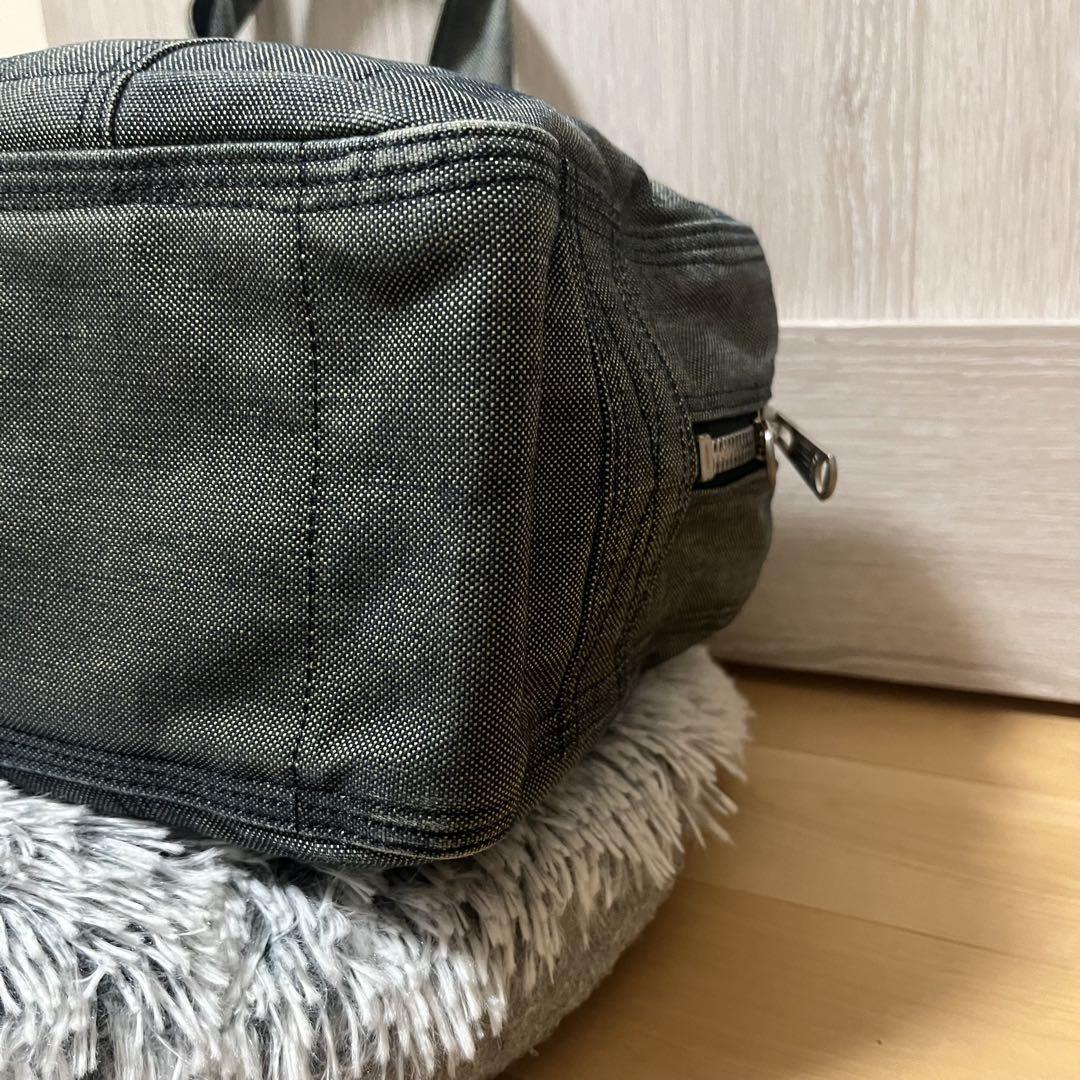 美品　PORTER ポーター　吉田カバン ミニボストンバッグ デニム