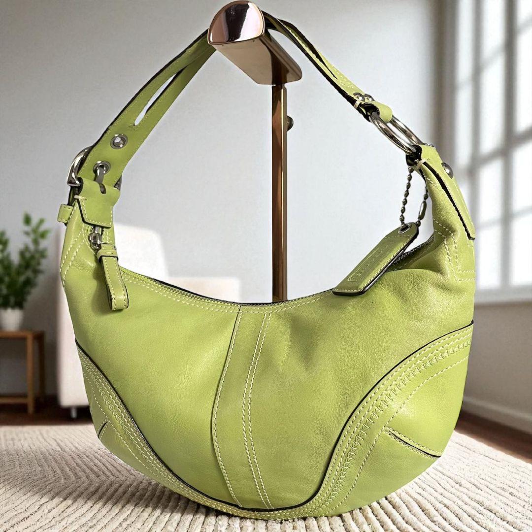 極美品　コーチ　COACH　ワンハンド　ソーホー　ボーボー　イエロー　7