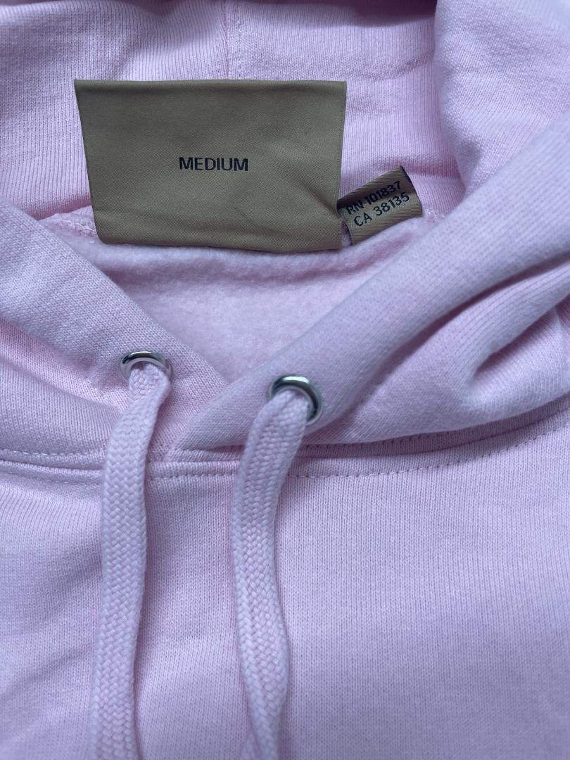 SUPREME Burberry コラボレーションピンク Mサイズ パーカー