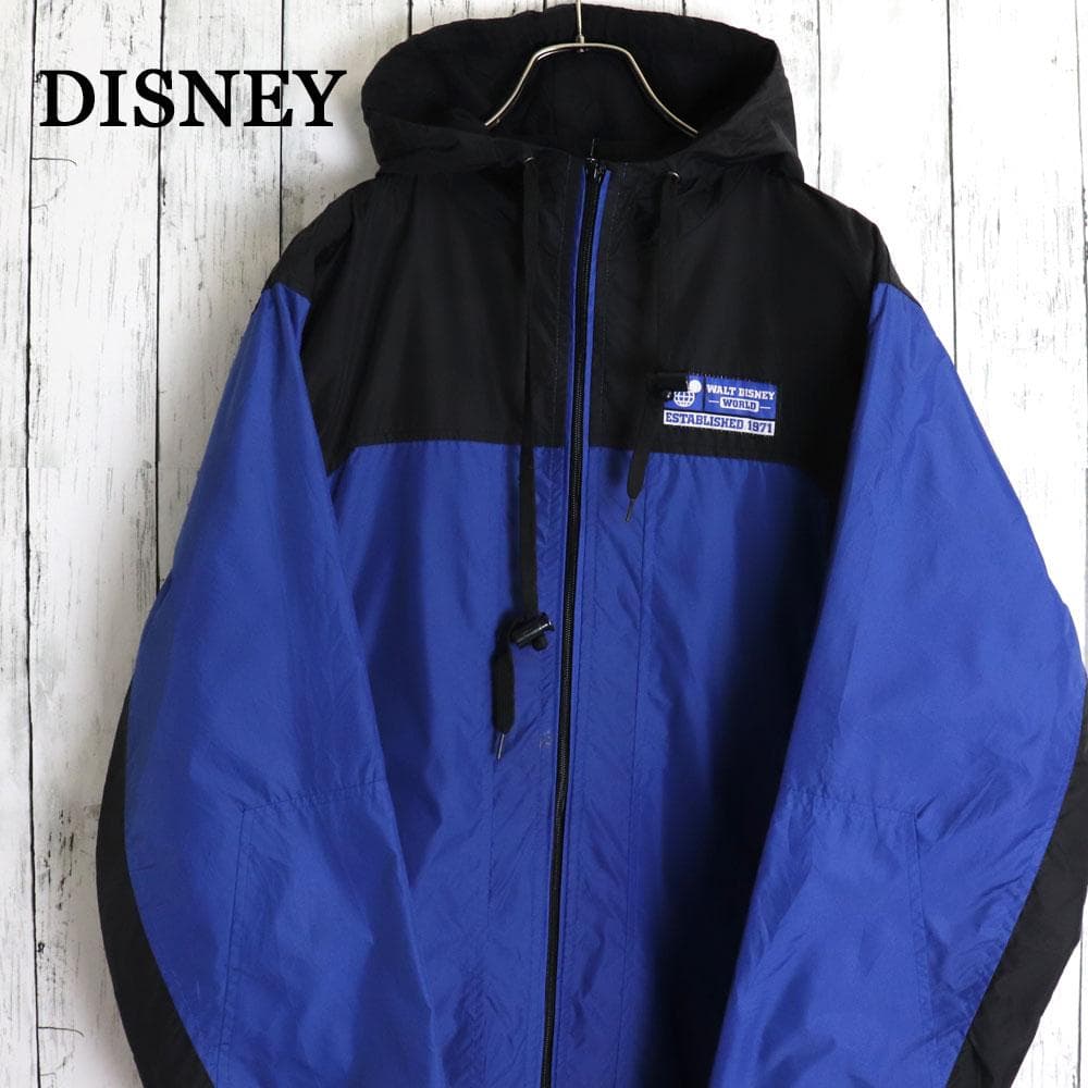 希少 ウォルトディズニーワールド バイカラー フーディー ナイロンジャケット 2020年GW・夏休み・シルバーウィーク限定特別企画！ディズニー