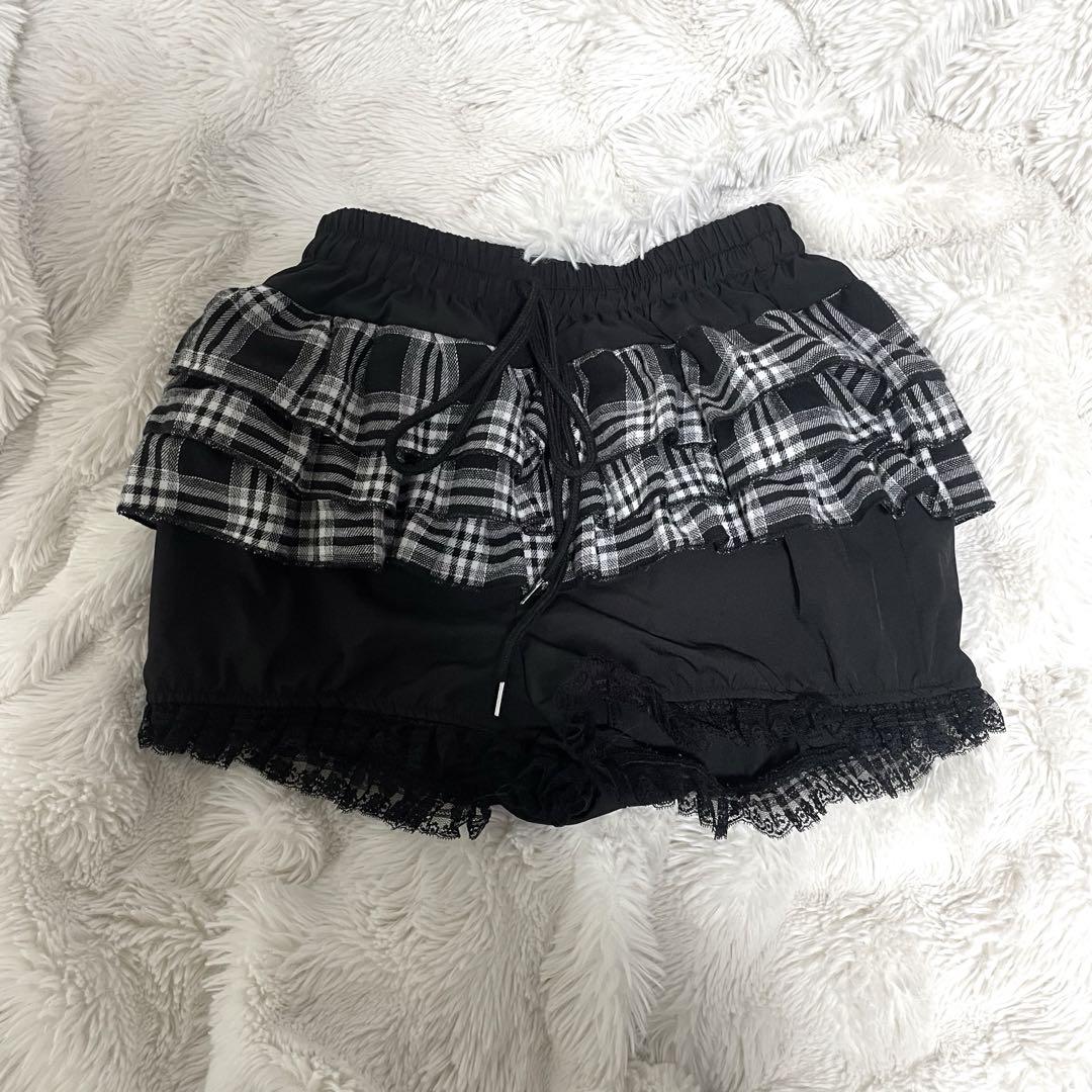 y2k 姫ギャル CECIL McBEE フリル スカパン キュロット 高 品質ファッション - y2k 姫ギャル CECIL McBEE フリル