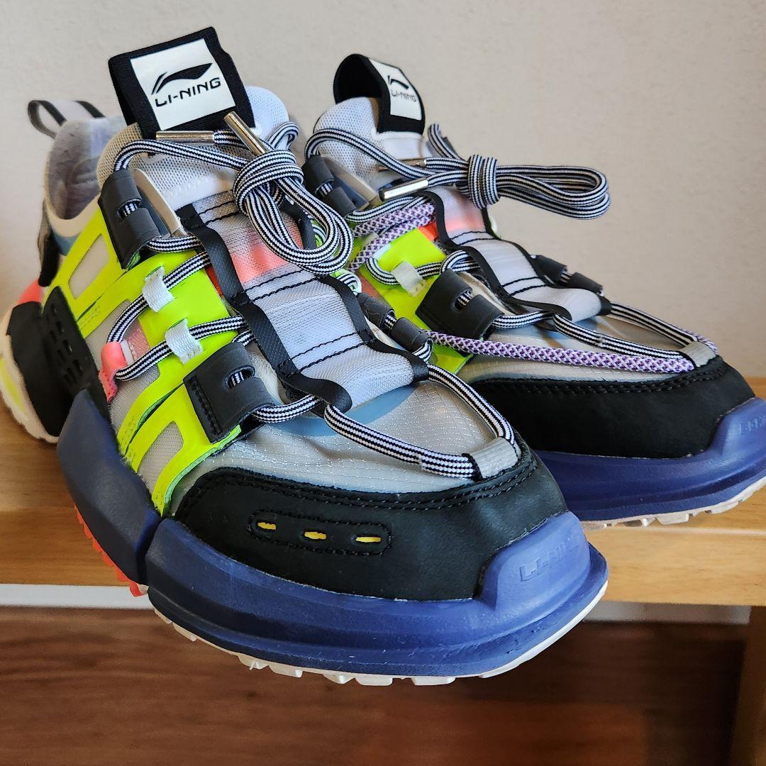LI-NINGリーニン★INTERSTELLAR AGCV110-2 スニーカー Li-Ning Counterflow The One Yu 2.0 White Grey Blue' AGCS233-2