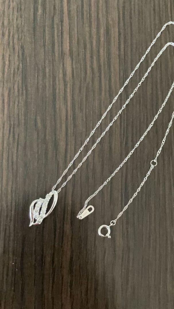 k10wg ダイヤネックレス K10WG ダイヤモンド ネックレス（036794） ｜ women（ウィメンズ