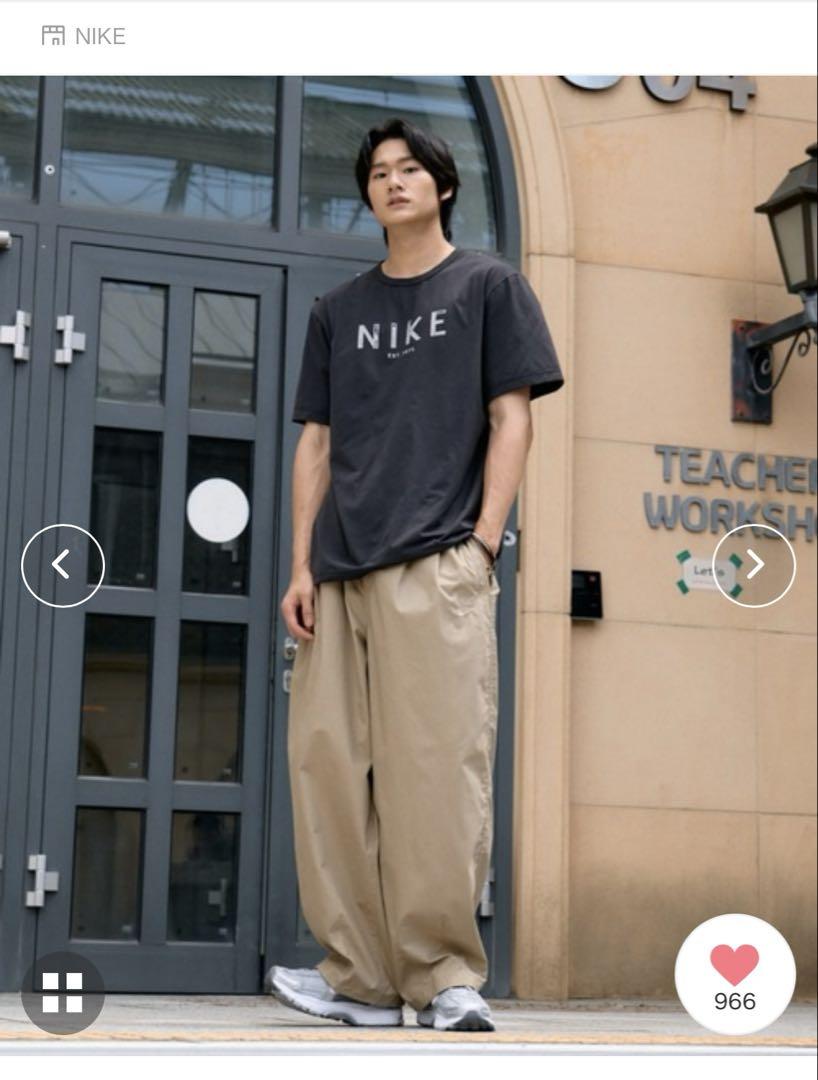 オーバーサイズドフィットパンツ　ナイキ クラブ メンズ バルーン パンツ
