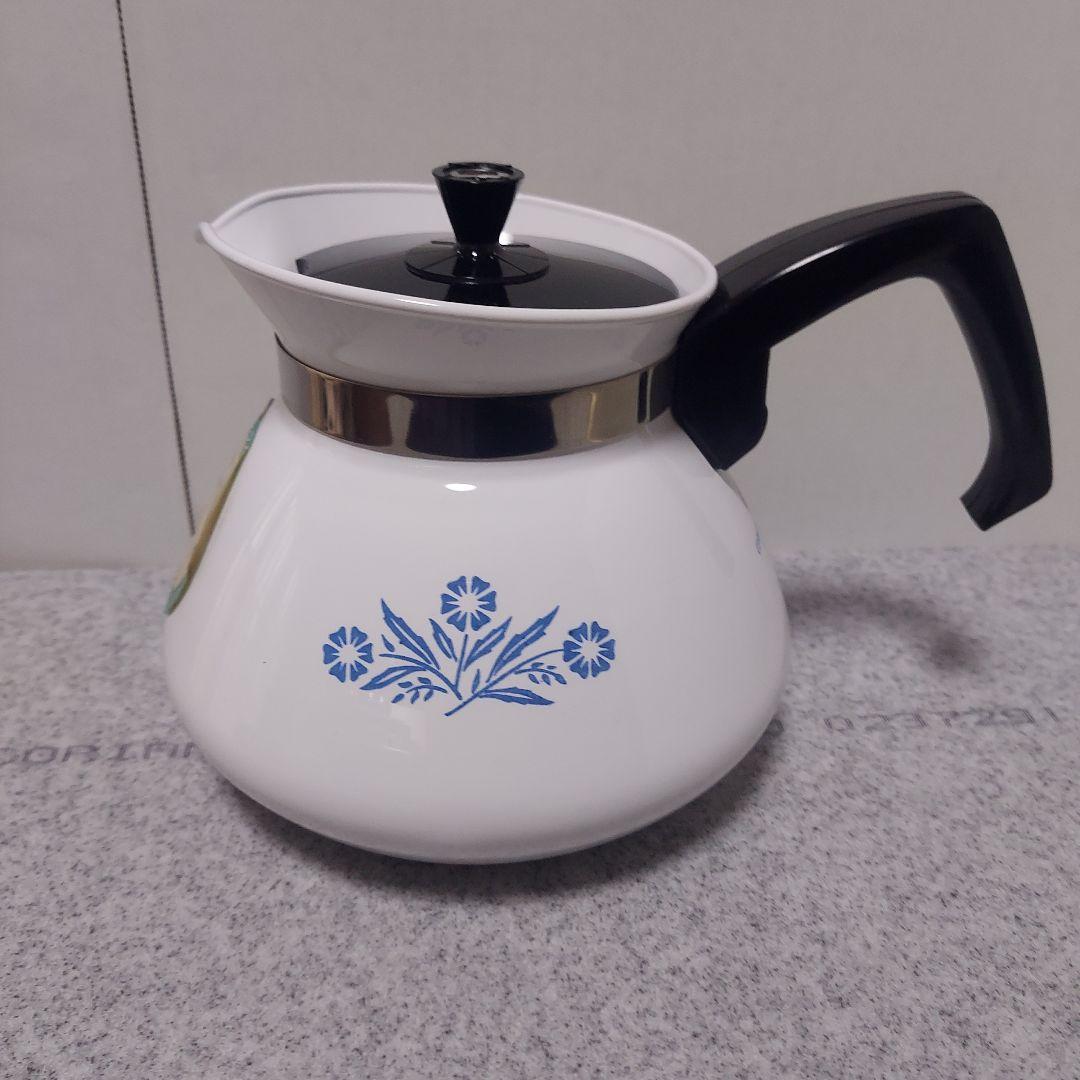 コーニングウェアティーポット6Cup Pー104ヴィンテージ