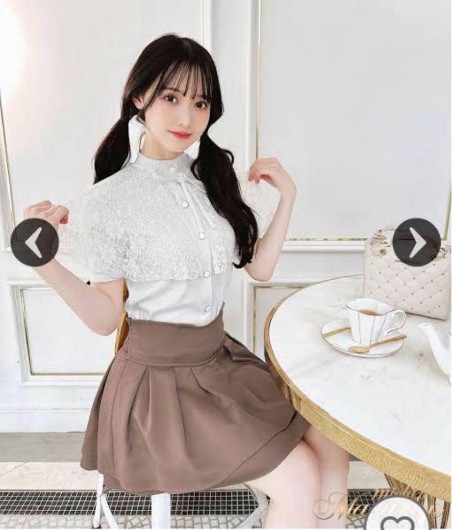 ♡michellmacaron♡ 美脚スカート モカベージュ xs