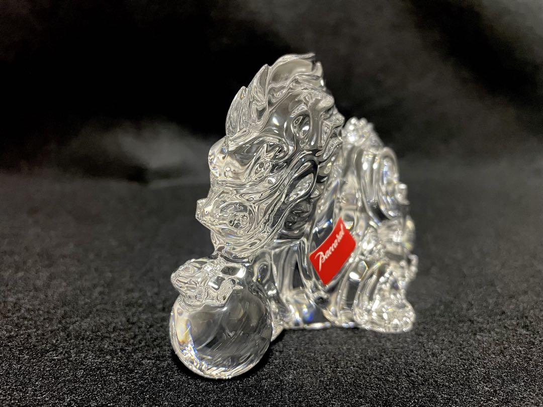 【未使用品】Baccarat バカラ ドラゴン オブジェ 干支置物 辰 龍