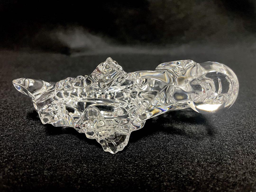 【未使用品】Baccarat バカラ ドラゴン オブジェ 干支置物 辰 龍