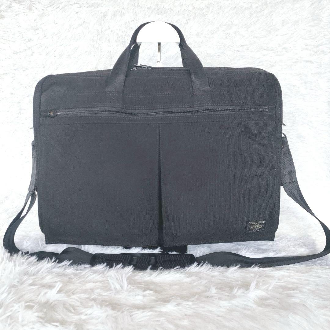 【極美品】PORTER ポーター ブリーフケース ビジネスバッグ 2層 2WAY
