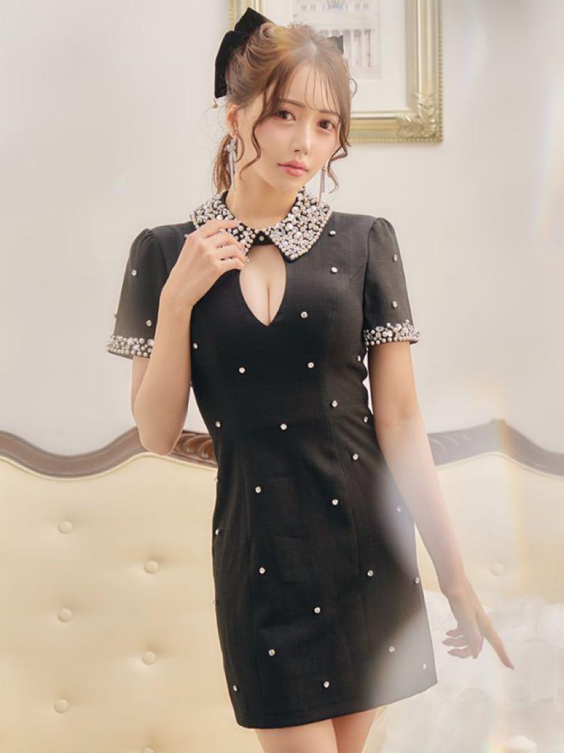 JEWELS ビジューパールキャバドレス