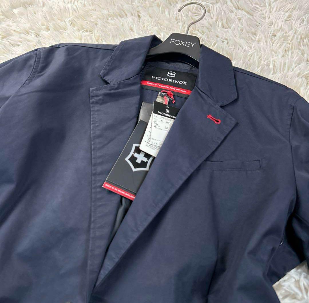【新品タグ付】VICTORINOX テーラードジャケット　40サイズ　ネイビー