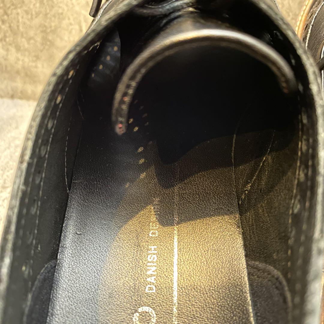 エコー ECCO スニーカー【23.5】ウイングチップ 厚底 パンチングレザー