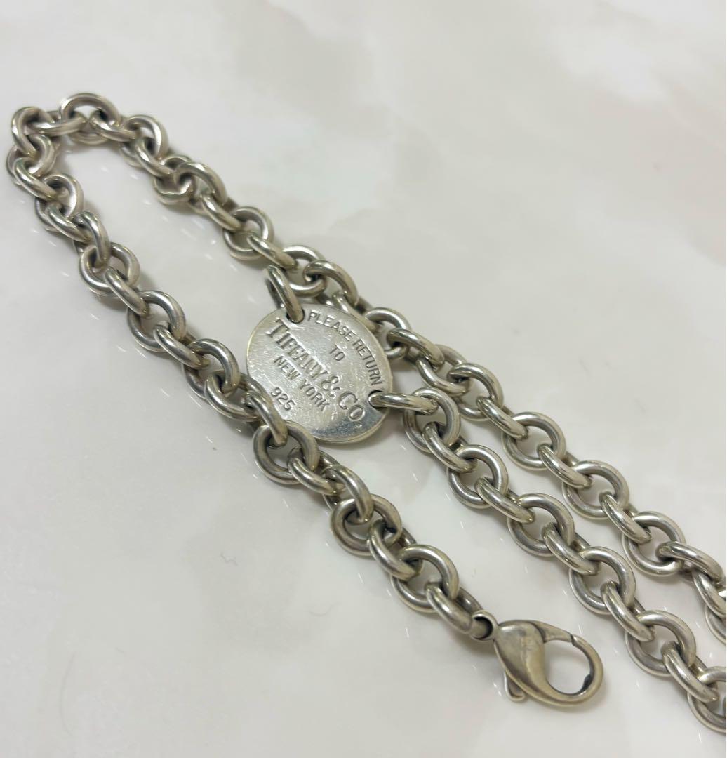 か*ん様 Tiffany&Co. ティファニー ネックレス リターントゥ シルバ