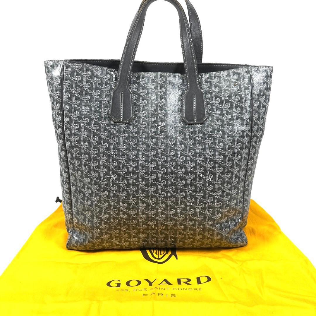 【希少】GOYARD Sac Voltaire Tote Bag Gray