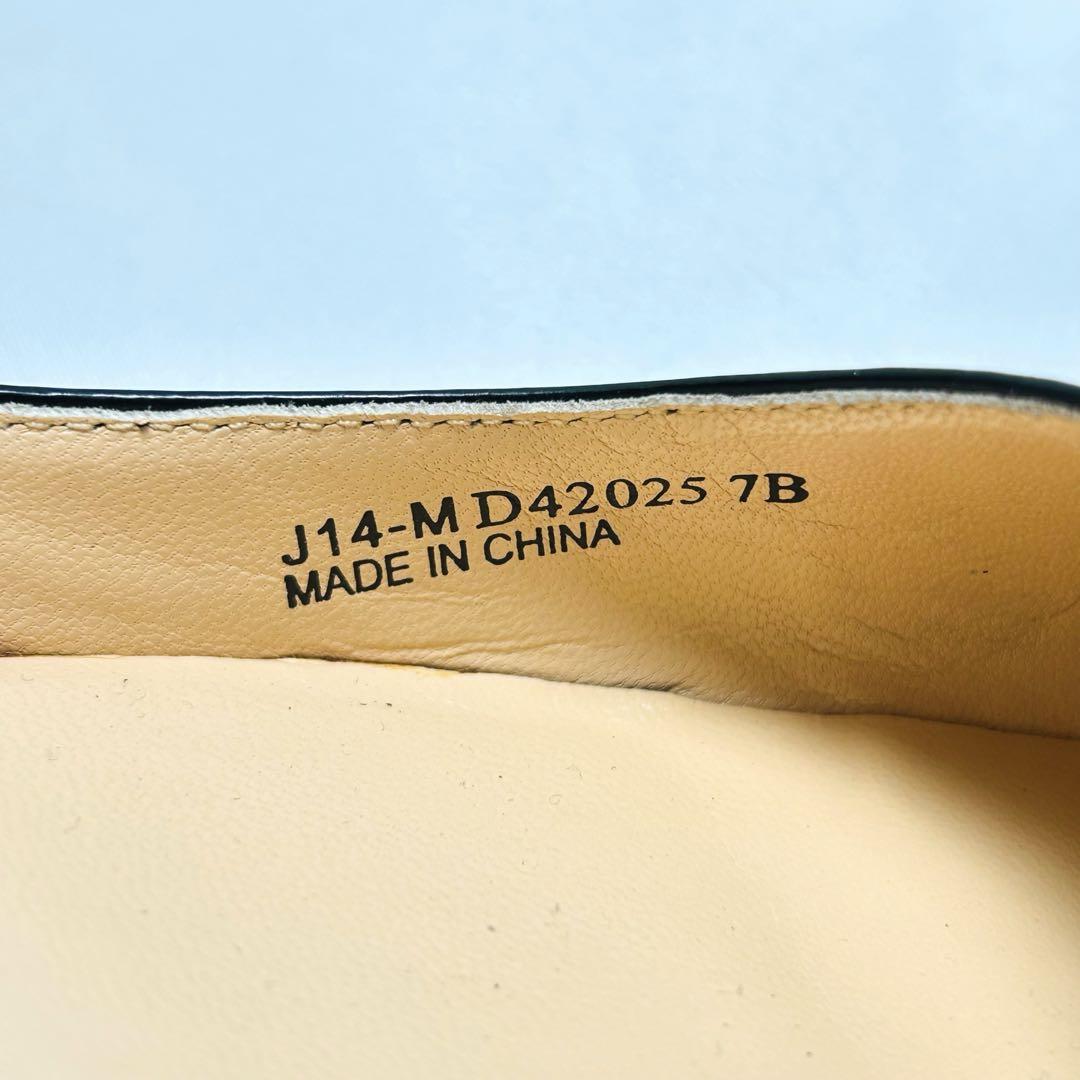 【極美品】COLE HAAN コールハーン 24 ウェッジソール エナメル 黒