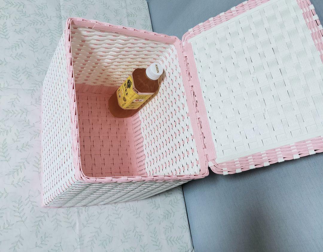 かご バスケット 2点セット エコクラフト 小物入れ かご バスケット 中•横 2点セット エコクラフト 結婚式 小物入れ