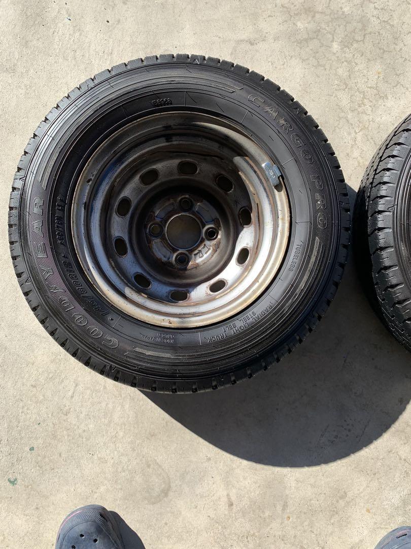 タイヤホイールセット　145/80R12 4J LT 4本