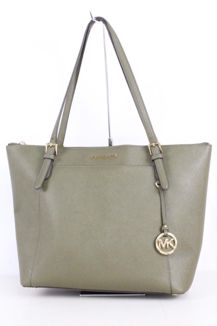 ◎MICHAEL KORS マイケルコース トートバッグ グリーン 無地
