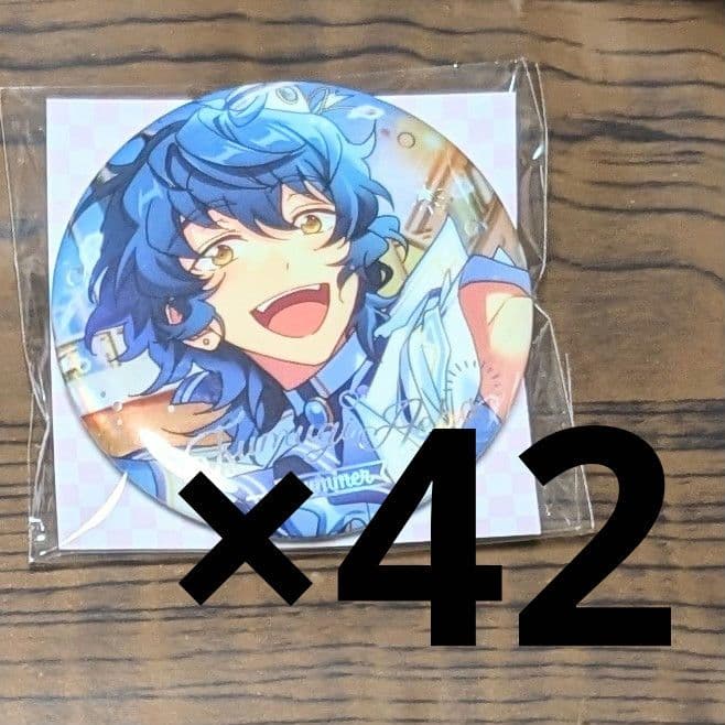 あんスタ 青葉つむぎ 缶バッジ 夏日 中国 ゴンドラやや傷や汚れあり