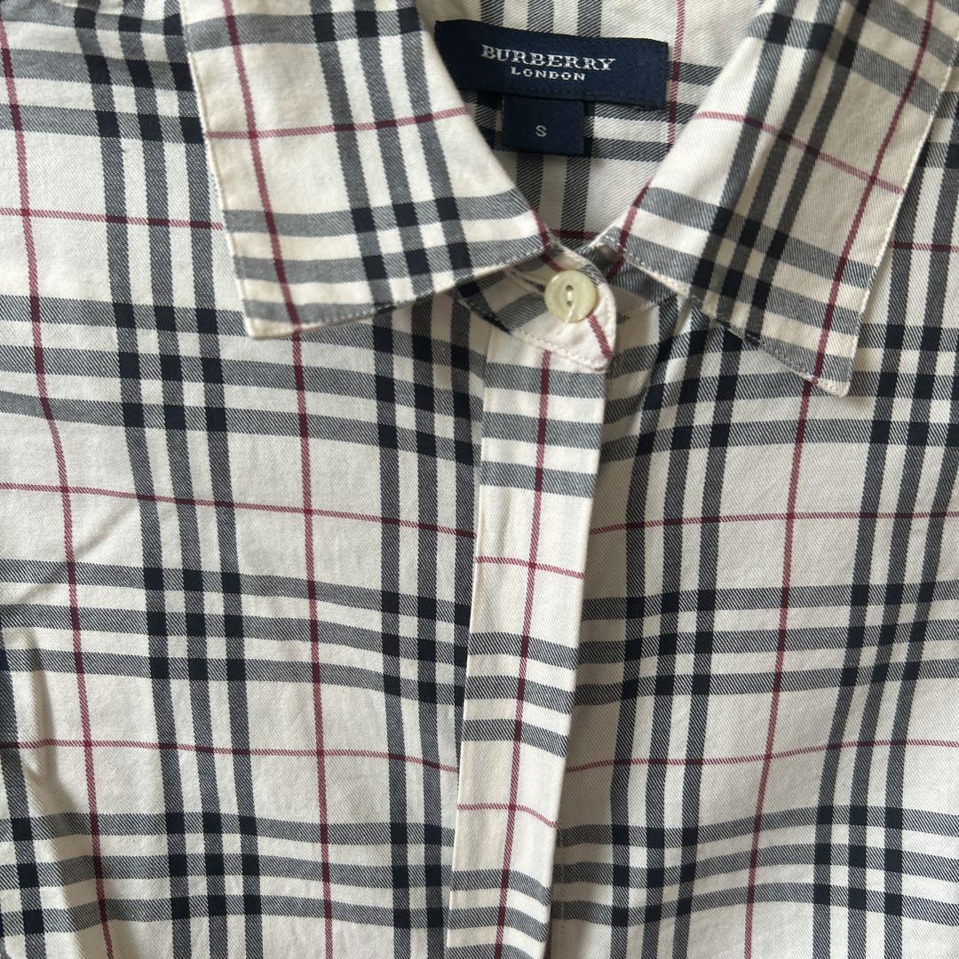 BURBERRY チェック柄 長袖シャツ - メルカリ