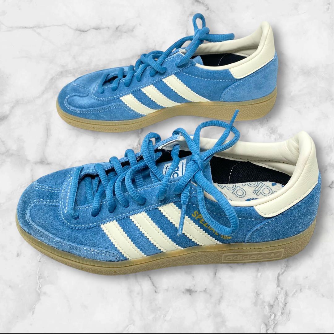 試着のみ adidas SPEZIAL ハンドボール アディダス 23 ブルー
