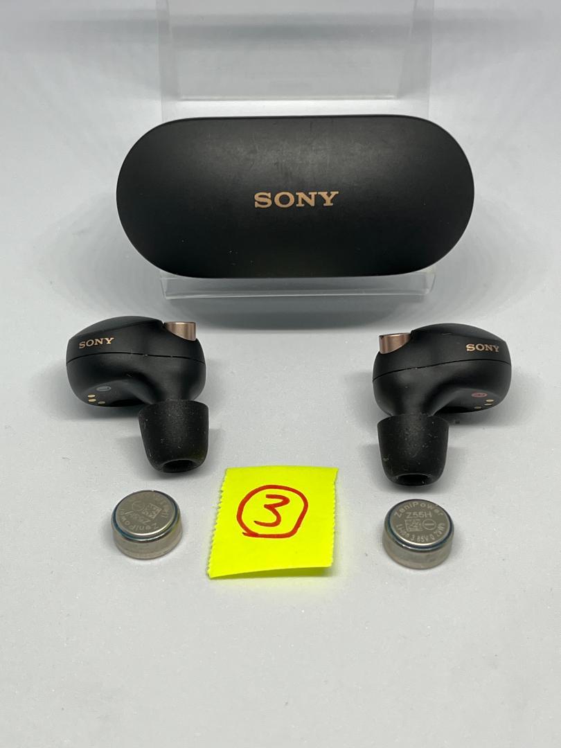 バッテリー交換済 SONY ソニー WF-1000XM4 ブラック バッテリー純正新品交換済 SONY WF-1000XM4 ブラック