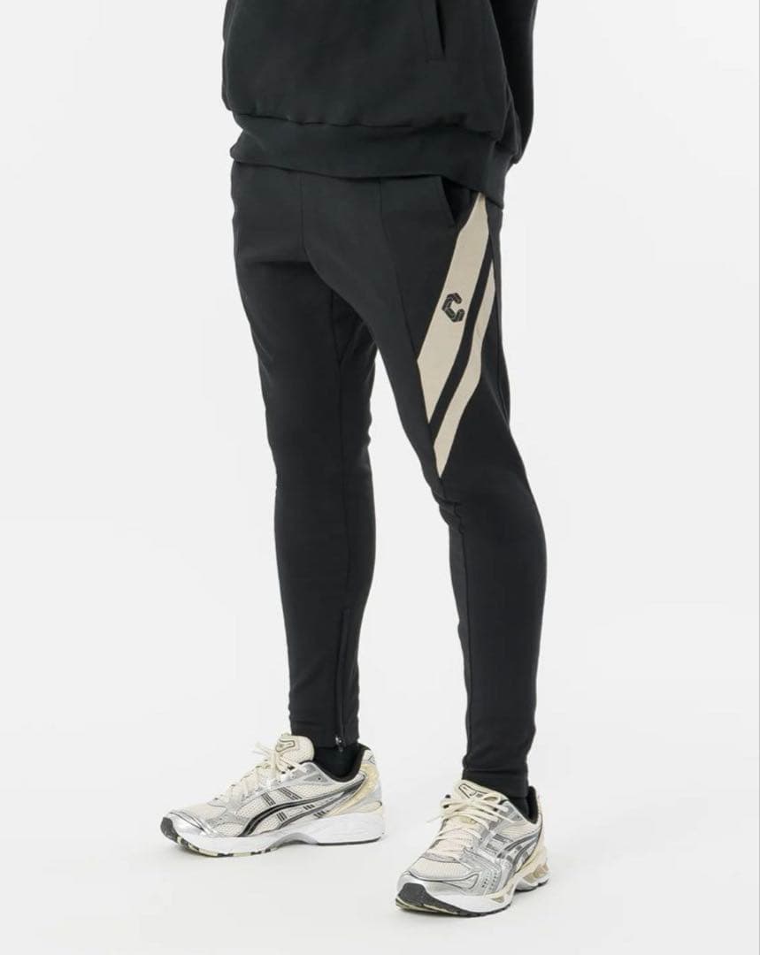 CRONOS CROSSLINE PANTS【BLACK×GREIGE】