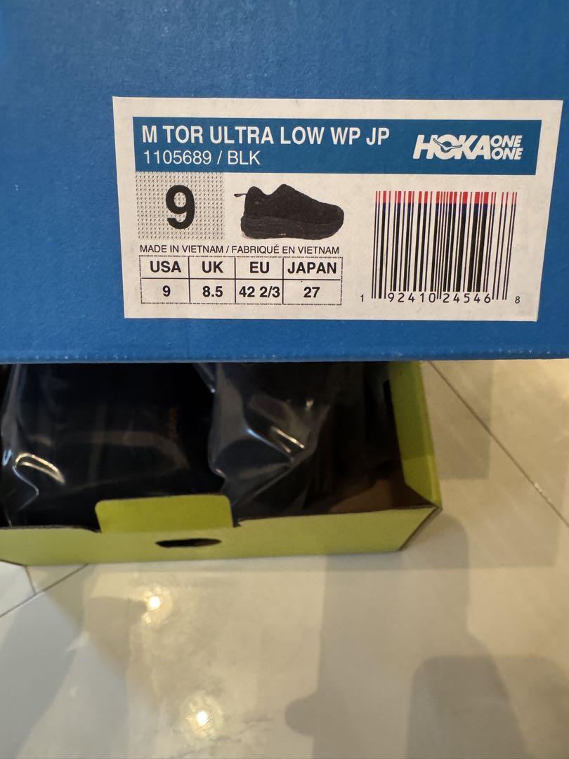 hoka one one TOR ULTRA LOW 黒