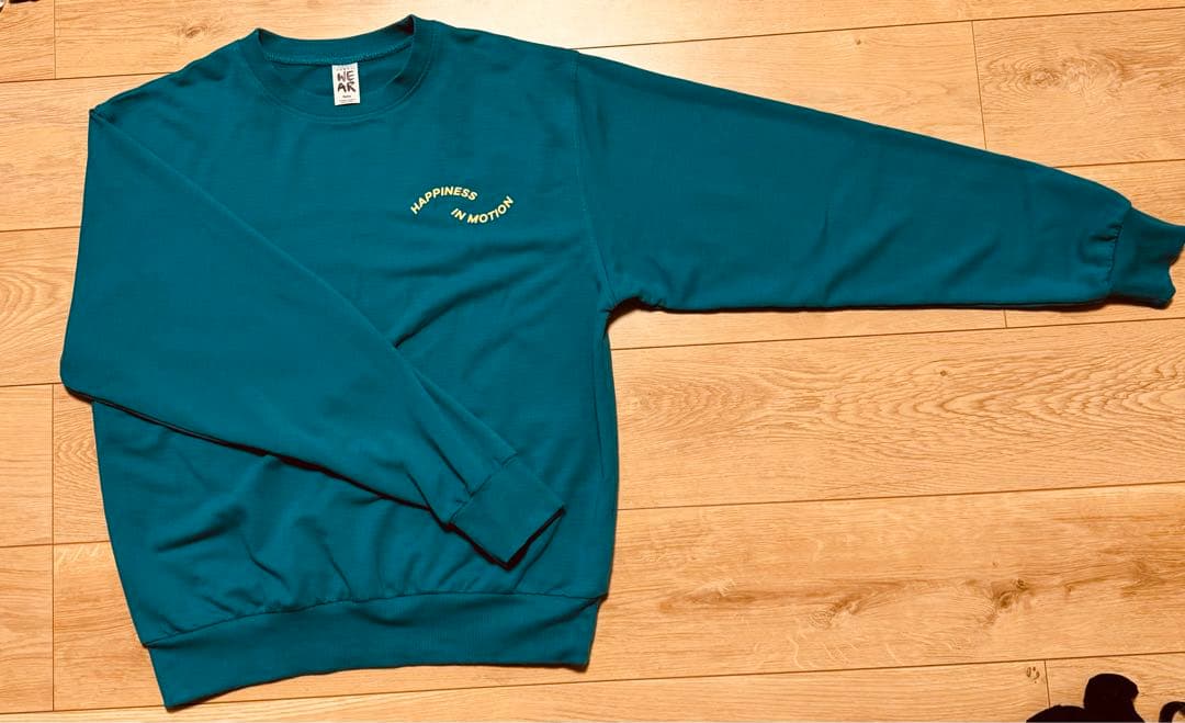 ZUMBA トレーナー ターコイズブルー【Sサイズ】