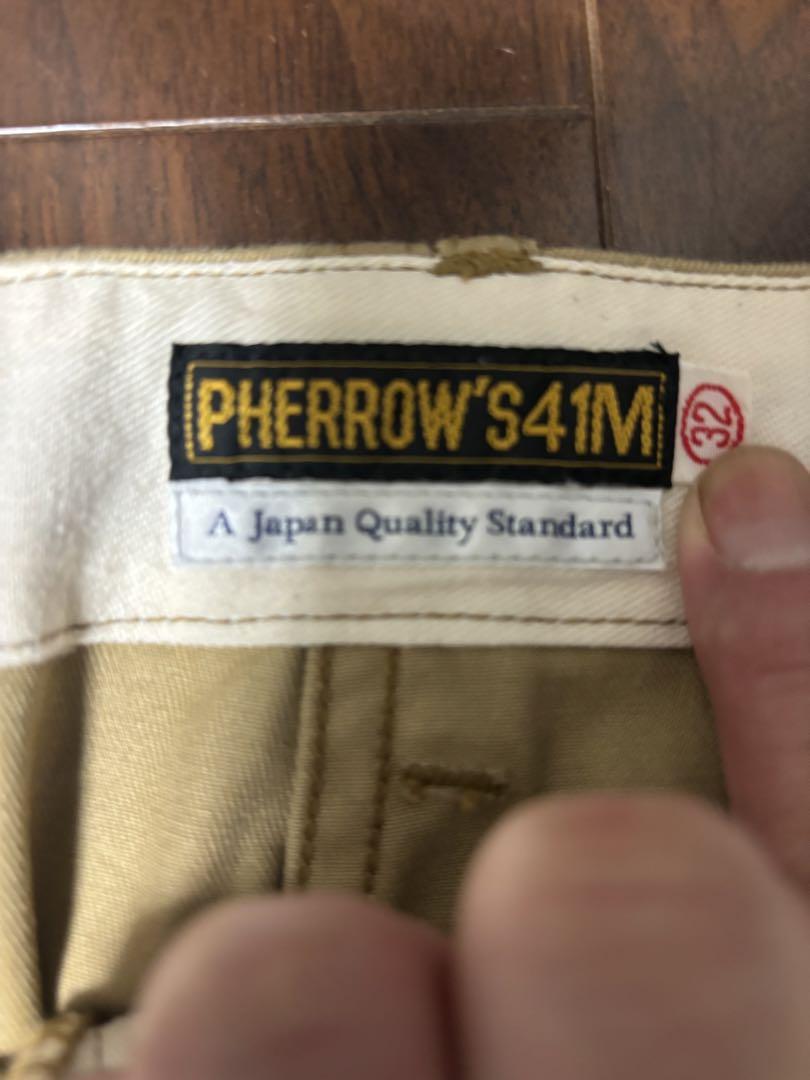 PHERROW'S P41M チノパン ベージュ W32