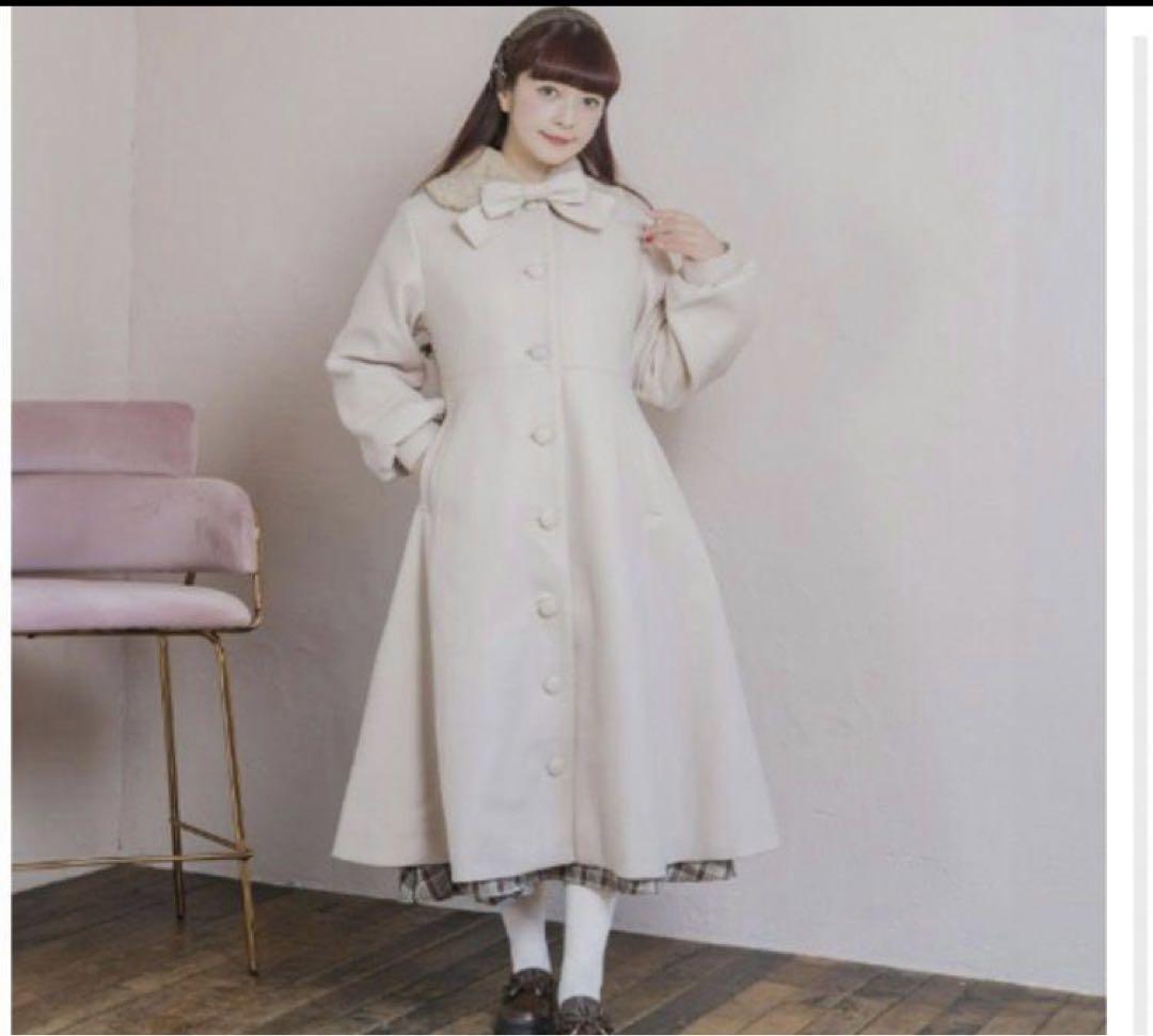 青木美沙子　しまむら　ロングコート　新品未使用　Lサイズ