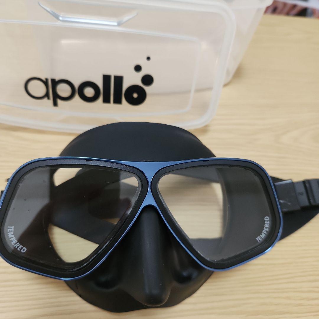 Apollo バイオメタルマスク typeD 青色 ケース付き - メルカリ