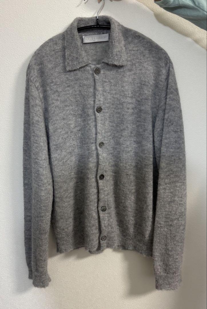 トップス OUR LEGACY Evening polo grey 2024 SS