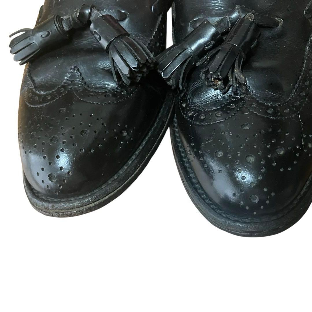 REGALリーガル ウイングチップ タッセルローファー 25.5cm 本革レザー REGALリーガル ウイングチップ タッセルローファー 25.5cm 本革レザー