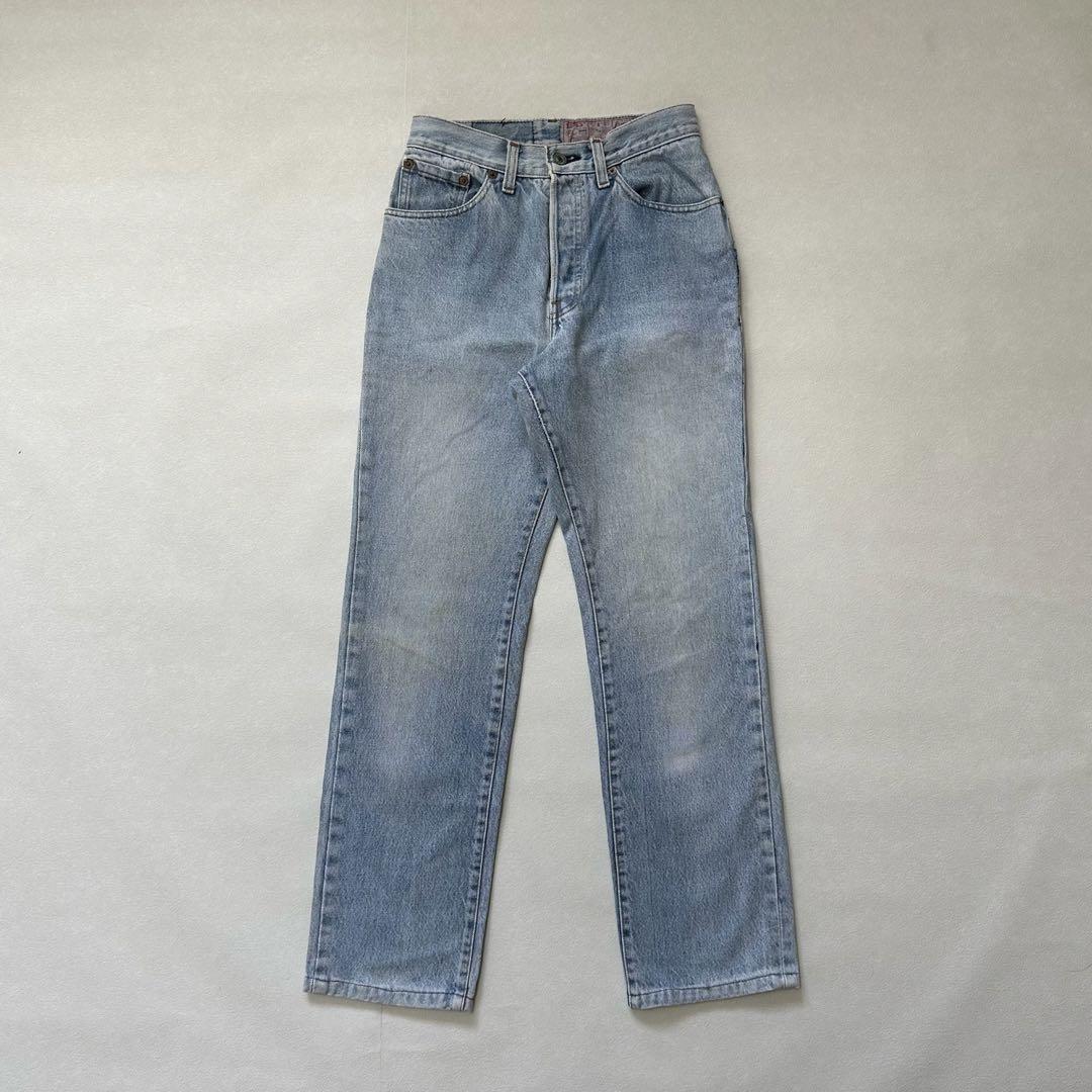 80s USA製 リーバイス501 デニムパンツ 26501 脇割ヴィンテージ