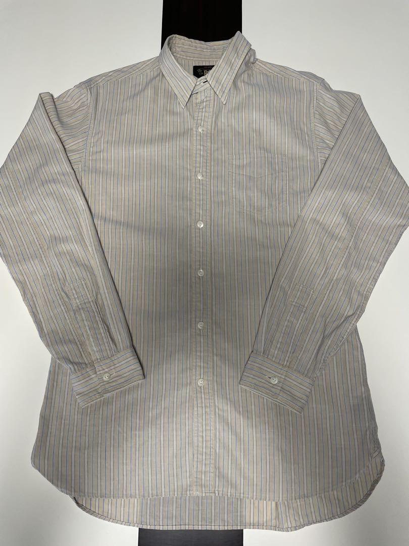 【傑作】美品 RRL STRIPE WORK SHIRTストライプ ワークシャツ